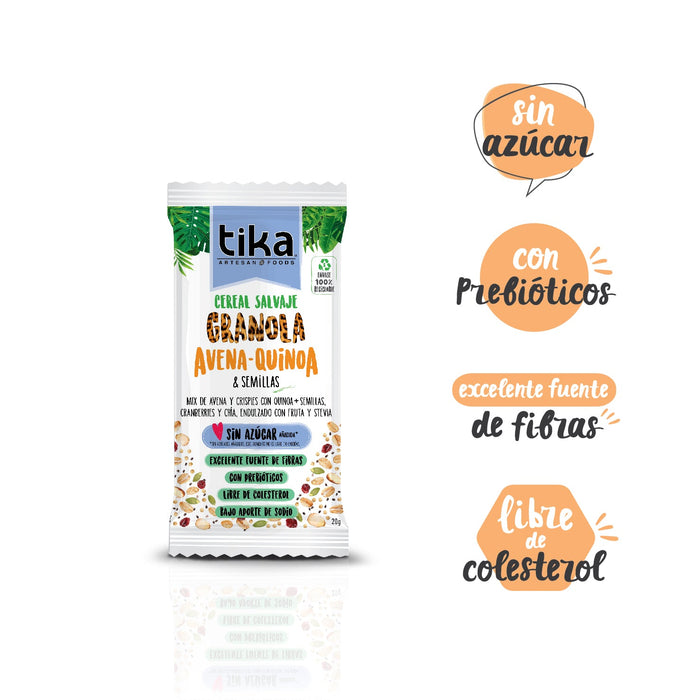 Tika Cereal Salvaje Avena - Quinoa & Semillas