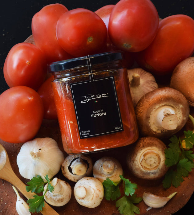 Sugo ai Funghi - Salsa de tomate con champiñones